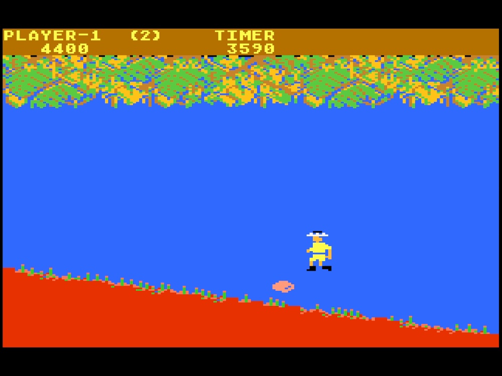 Gameplay of Jungle Hunt for Atari 5200